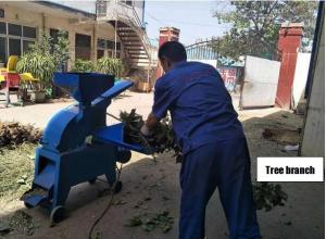 New Developed Grass Rub Silk Machine Grass Chopper