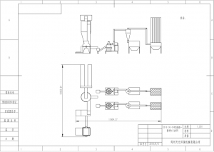 wood sawwdust powder production line