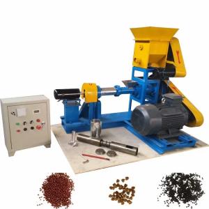 Floating fish feed extruder machine