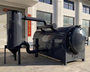 horizontal charcoal carbonization stove